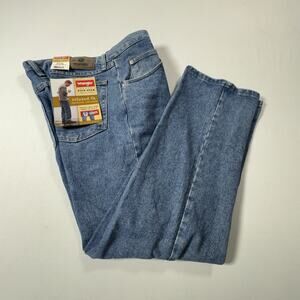 Wrangler Five Star Relaxed Fit Jeans 34x29 Mens NWT Blue Denim Classic 976T1SB